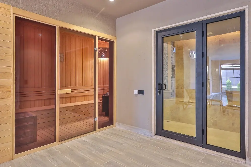 Sauna area